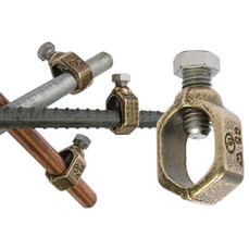 thumbnail image 2 of ERICO CP58 Acorn Ground Clamp (2-Pack) - Heavy-Duty, Silicone Bronze For 1/2" To 5/8" Pipe 2 of 3